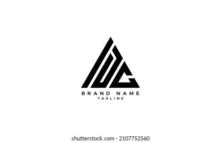 IDC, DCI, CDI, DIC, Abstract initial monogram letter alphabet logo design
