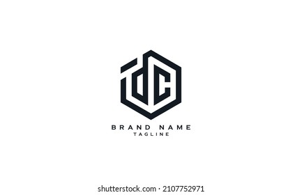 IDC, DCI, CDI, DIC, Abstract initial monogram letter alphabet logo design