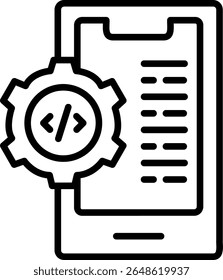 Design De Ícone De Linha De Vetor Do Ide