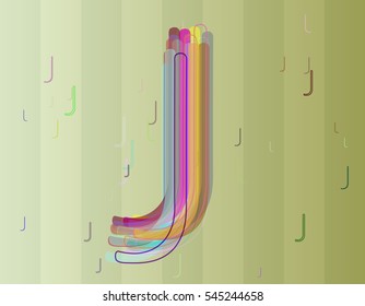 idea and alphabet, beautiful group between J