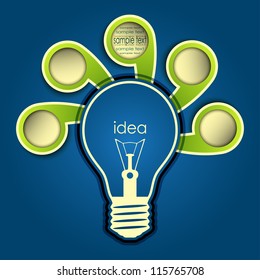 idea background with place for your text