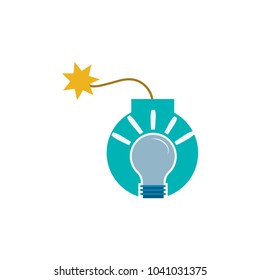Idea Bomb Logo Icon Design