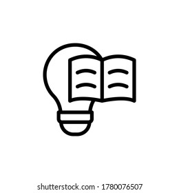 Idea, book, innovation icon. Simple line, outline vector elements of innovations icons for ui and ux, website or mobile application