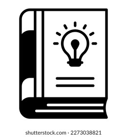 Idea book vector design in modern and trendy style