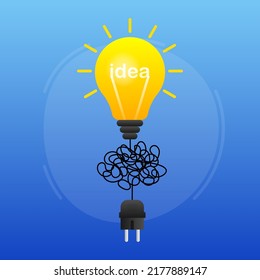 Idea brain. Creative thinking. Idea, solution. Positive, motivation.