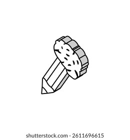 idea brain human isometric icon vector. idea brain human sign. isolated symbol illustration