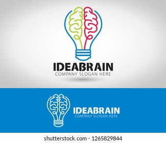 Idea Brain Vector Logo