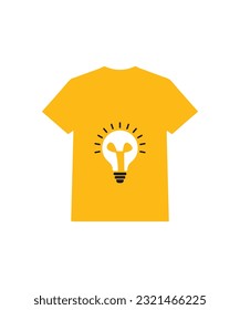 Idea bulb creative thinking T-Shirt Design