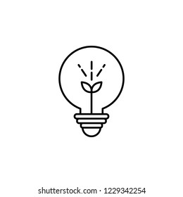 Idea, bulb  icon. Element of editorial design icon. Thin line icon for website design and development, app development. Premium icon