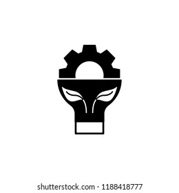 idea, bulb icon. Element of genetics and bioengineering icon. Premium quality graphic design icon. Signs and symbols collection icon for websites, web design, mobile app