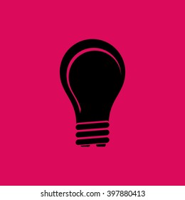 Idea Or Bulb Icon. Eps-10.