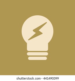 Idea Bulb Icon. Eps-10.