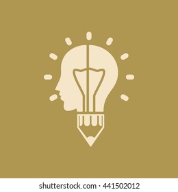 Idea Bulb Icon. Eps-10.