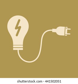 Idea Bulb Icon. Eps-10.