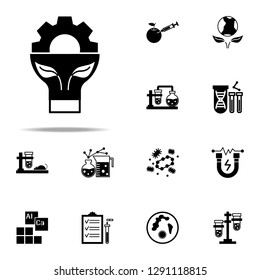 idea, bulb icon. Genetics and bioenginnering icons universal set for web and mobile