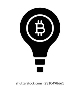 Idea Bulb Icon, Vektorgrafik