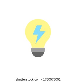 Idee, Glühbirne, Innovationssymbol. Einfache Farbvektorelemente von Innovationssymbole für i und ux, Website oder mobile Anwendungen