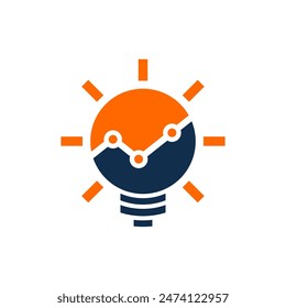 Idea Bulb Logo can be used for logo, icon, and etc.