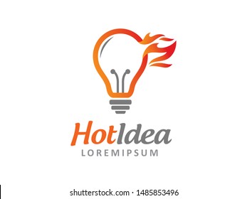 Idea or Bulb Logo symbol or icon template