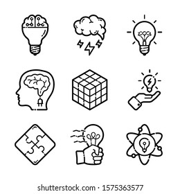 Idea Business Inovation Icon Set