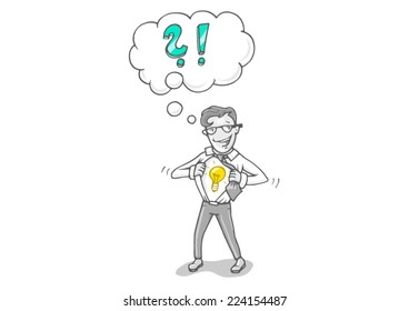 Idea businessman