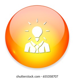 idea businessman icon