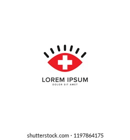 idea by combining swiss flags and eyes