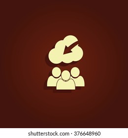 Idea came to the head, business idea, start-up, solution, inspiration. Flat design illustration. Problem solving.