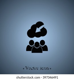 Idea came to the head, business idea, start-up, solution, inspiration. Flat design illustration. Problem solving.