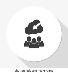 Idea came to the head, business idea, start-up, solution, inspiration. Flat design illustration. Problem solving.