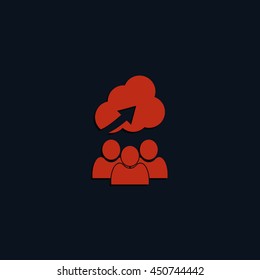 Idea came to the head, business idea, start-up, solution, inspiration. Flat design illustration. Problem solving.