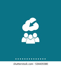 Idea came to the head, business idea, start-up, solution, inspiration. Flat design illustration. Problem solving.