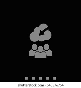 Idea came to the head, business idea, start-up, solution, inspiration. Flat design illustration. Problem solving.