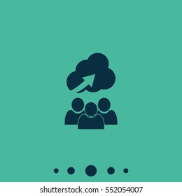 Idea came to the head, business idea, start-up, solution, inspiration. Flat design illustration. Problem solving.