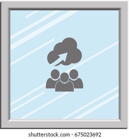 Idea came to the head, business idea, start-up, solution, inspiration. Flat design illustration. Problem solving.