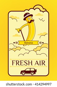 idea for car air freshener conditioner deodorant cartoon flat vector illustration, some air freshener aroma decoration and car air freshener vector deodorant. fruit smell