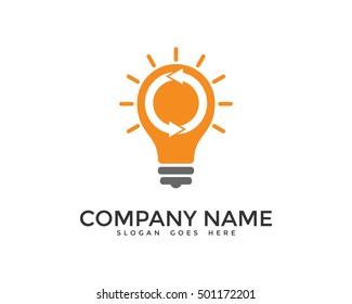 Idea Change Creative Sync Logo Design Template