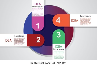 idea circle template, graphic templates, infographic design layouts, functional design, diagrams, flowcharts, web design, banners