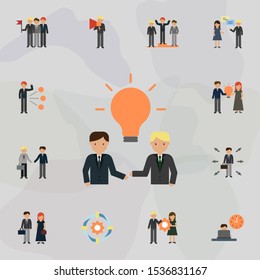 Idea color icon. Universal set of business for website design and development, app development