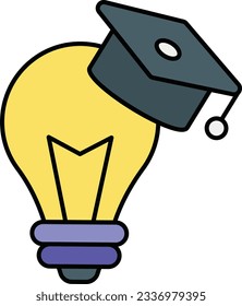 idea color outline icons design