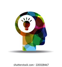 Idea Colorful Vector Icon Design