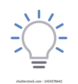 idea colour line vector icon