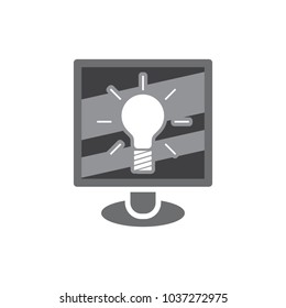 Idea Computer Logo Icon Design