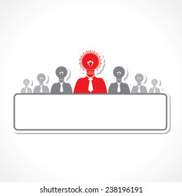 Idea concept with bulb stock vector