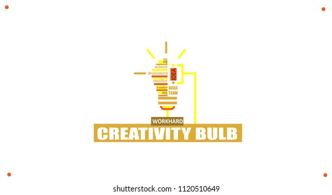 Idea concept for business analysis and brainstorm teamwork, creative innovation, consulting, financial report and project management strategy. Energy from idea grow in work of a team. White background