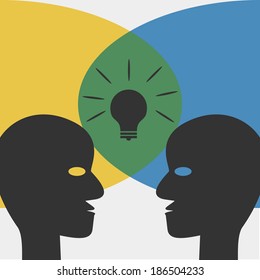 Idea Concept - Chat, Dialog, Decision, Idea