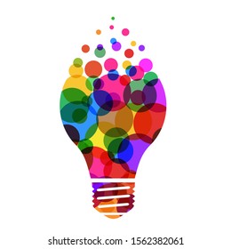 Idea concept, creative bulb sign, innovations. Keep it simple business concept for project management, marketing, creativity – vector