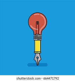 Idea concept creative vector style