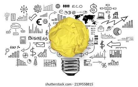 Idea concept design in vector format