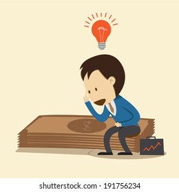  Idea concept,make money